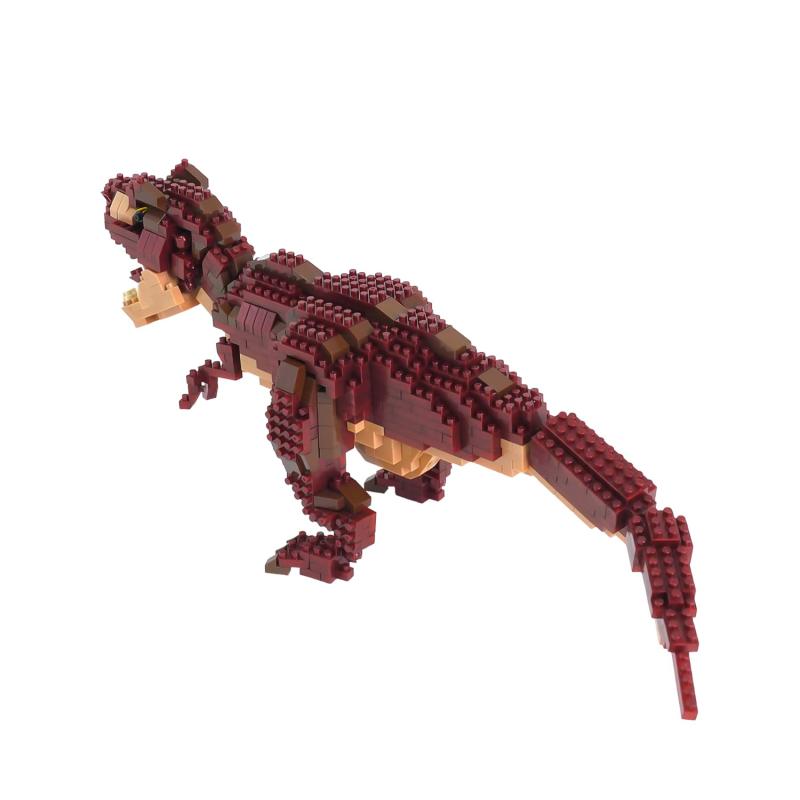 ナノブロック ダイナソーデラックスエディション ティラノサウルス レックス & ティラノサウルス骨格モデル 2体セット A004