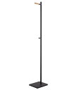 山崎実業(Yamazaki) エントランス コートハンガー ブラック 約W23×D30×H162.5cm タワー tower 玄関先 オフィス 場所を取らず ス...