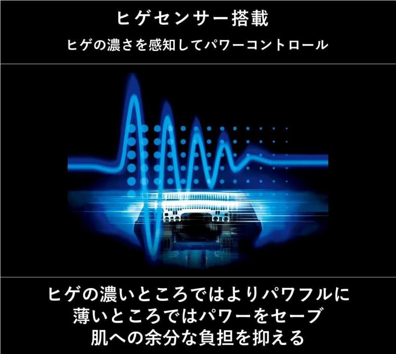 パナソニック メンズシェーバー 電気シェーバー ラムダッシュ 5枚刃 洗浄機付き お風呂剃り 黒 ES-NLV98-K 3