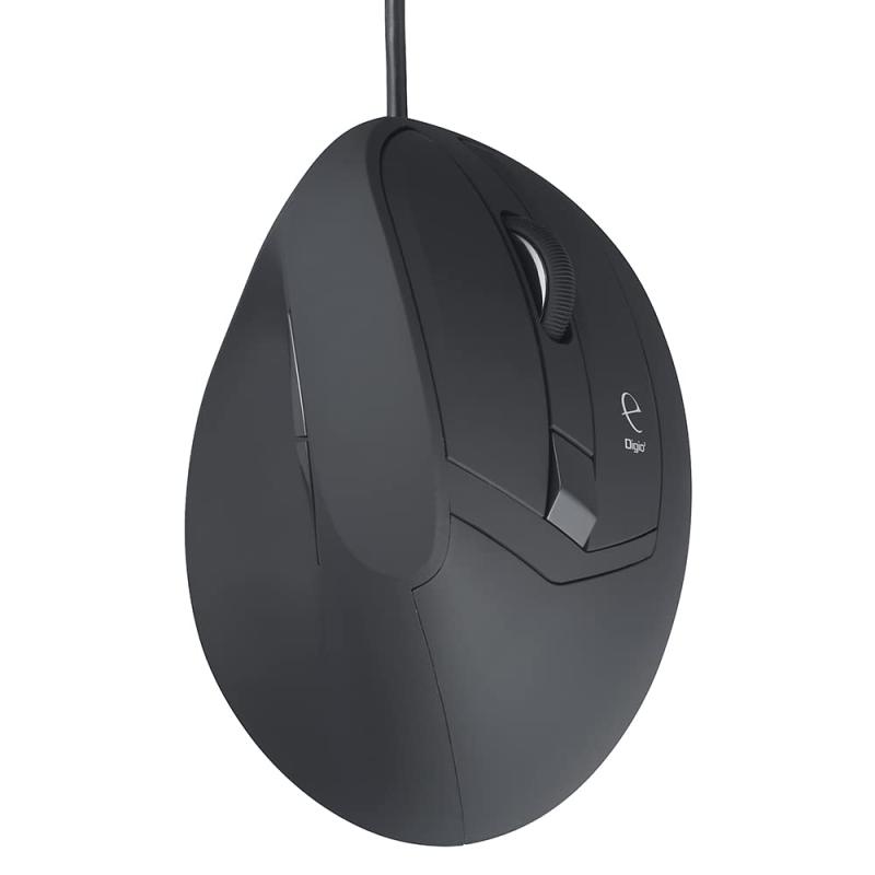 ASUS - ナカバヤシ(Nakabayashi) Digio2 エルゴノミクス マウス 5ボタン BlueLED ブラック Z2959