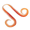 シマノ(SHIMANO) タイラバ 炎月 集魚ネクタイ イカタコカーリー EW-004N 018 レッド/オレンジ