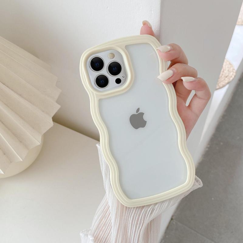 QLTYPRI iPhone 11 Pro Maxケース クリア TPUカバー おしゃれ 韓国 可愛い 透明 薄型 軽量 耐衝撃 スマホケース ワイヤレス充電対応 ストラップホール付き アイフォン 11 Pro Max ケース 6.5インチ 対応 -