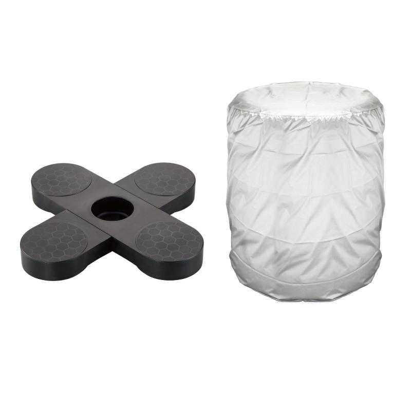 【タイヤパレット&amp;タイヤ収納カバー Sセット】Belca(ベルカ) すのこ タイヤパレット 幅70×奥行70×..