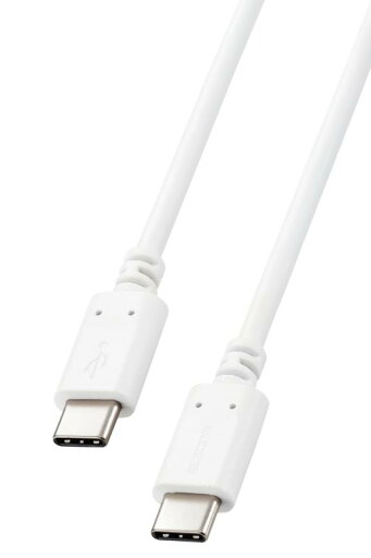 エレコム USB-C & USB-C ケーブル 100W USB PD対応 1m ホワイト 【iPhone 16 シリーズ 対応検証済】 MPA-CC5P10WH エレコム USB-C & USB-C ケーブル 100W USB PD対応 1m ホワイト 【iPhone 16 シリーズ 対応検証済】 MPA-CC5P10WH