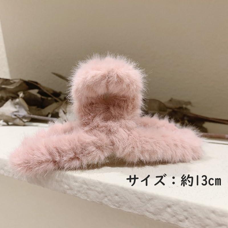 ヘアクリップ 4個セット 4色 大きめ もふもふ しっかりとまる 濃密な髪も使用でき ヘアアクセサリー 大人 おしゃれ シンプル pippi-store-10412668 ぴっぴストア 楽天市場店 サンプル画像2