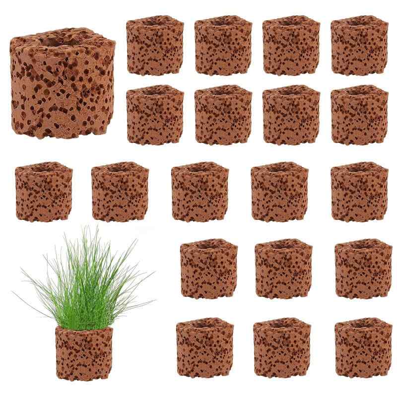 水生植物固定リング20個セット水族館植物アンカー装飾陶器ホルダー水族館景観陶磁植物プランターリング..