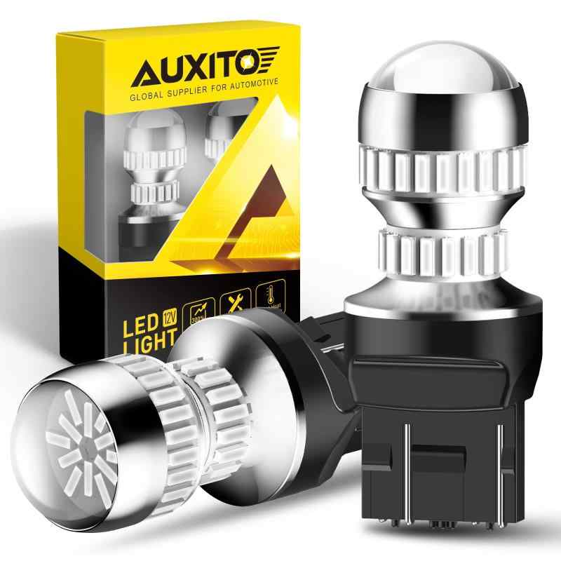 AUXITO T20 ダブル 球 LED ブレーキランプ テールランプ 4倍明るさUP 赤 レッド ダブル 球 12V 車検対..