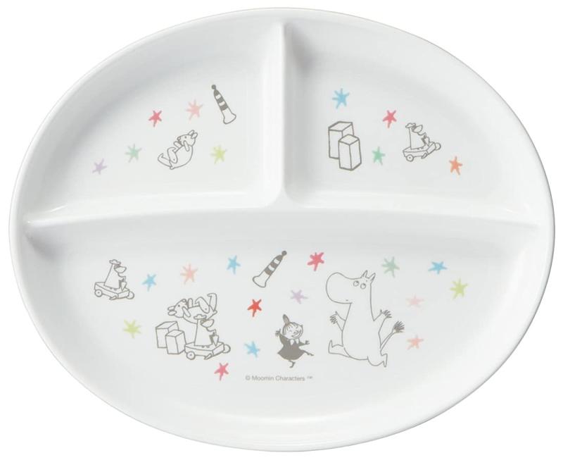 スケーター (skater) 食洗機対応 ランチ皿 プレート 銀イオン Ag+ 抗菌 ムーミン 星 日本製 XP17AG-A