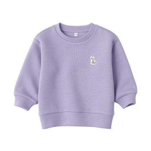 無印良品 ベビー あたまするっと二重編み刺繍入りスウェットシャツ ユニセックスベビー CC22IA4A スモーキーパープル ベビー100 無印良品 ベビー あたまするっと二重編み刺繍入りスウェットシャツ ユニセックスベビー CC22IA4A スモーキーパープル ベビー100