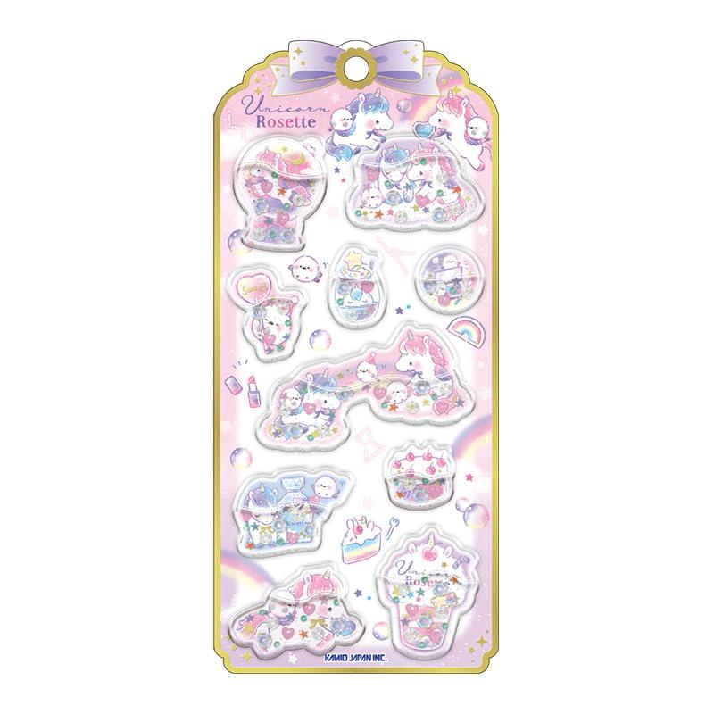 カミオジャパン シール ウォーターインシール ユニコーンロゼット 224310のサムネイル