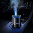 TORRAS 車 ホワイトムスク アロマディフューザー CF12 車 芳香剤 詰まりにくい特許大噴霧口・雰囲気ライト・自動ON/OFF・静音 消臭 天然香料