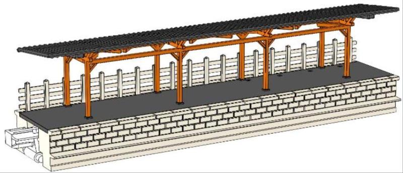 Rakuten - KATO Nゲージ ローカル線の対向式ホーム 屋根付 23-134 鉄道模型用品