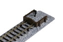 KATO Nゲージ 車止め線路B 62mm 2本入 20-047 鉄道模型用品