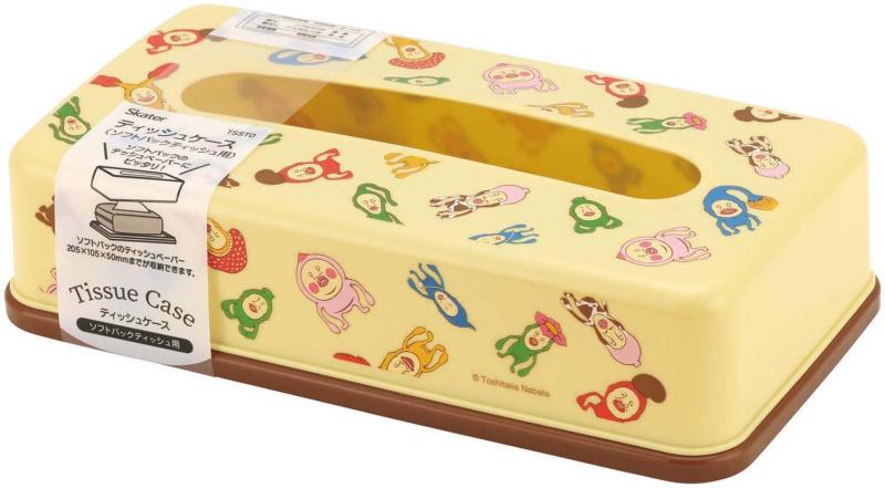 スケーター(Skater) ティッシュケース おしゃれ ティッシュボックス ティッシュカバー ティッシュペーパーストッカー ソフトパック用 こびとづかん TSST0-A [3]