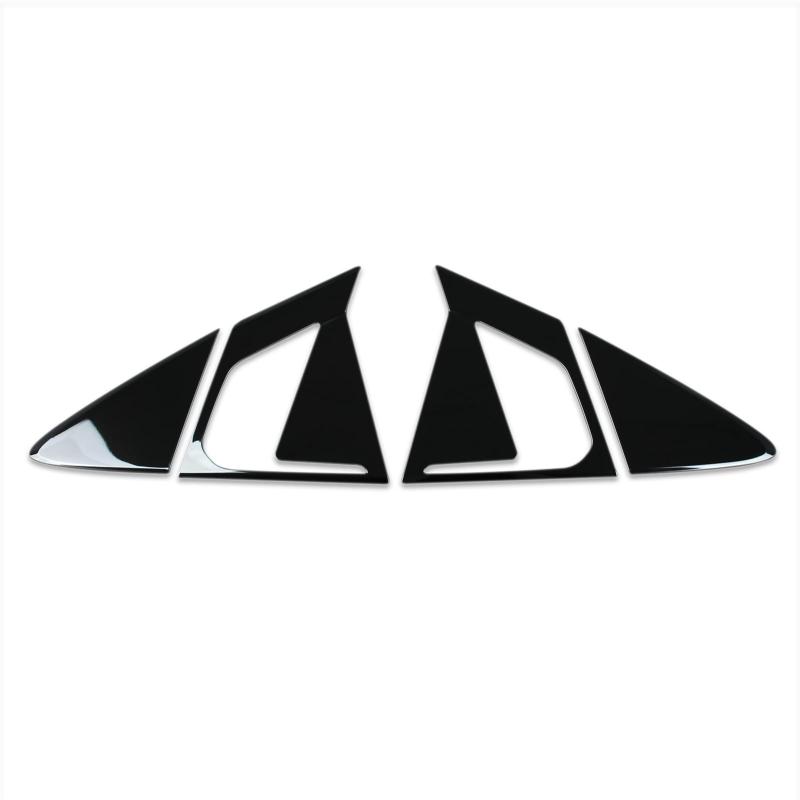 RUIQ トヨタ 新型 プリウス 60系 専用 外装 リア ドア アウタードアハンドルカバー ノブ フルカバータイプ Toyota Prius 専用 設計 (黒色)