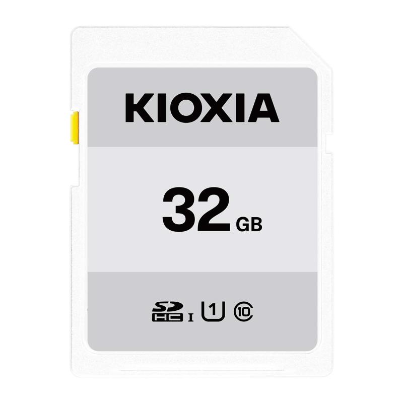 KIOXIA(キオクシア) 旧東芝メモリ SDカード 32GB SDHC UHS-I対応 Class10 (転送速度50MB/s) 日本製 3年 KTHN-NW032G