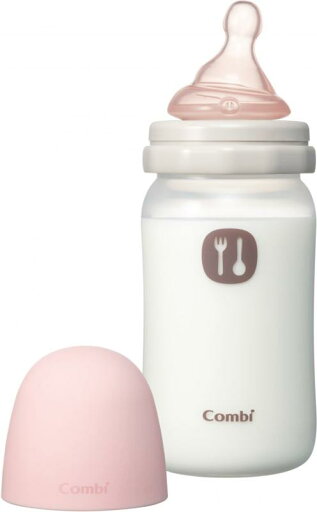 COMBI コンビ テテオ 授乳のお手本 LiCO 哺乳びん プラスチック製 240ml (Mサイズ乳首付) ストロベリー COMBI コンビ テテオ 授乳のお手本 LiCO 哺乳びん プラスチック製 240ml (Mサイズ乳首付) ストロベリー