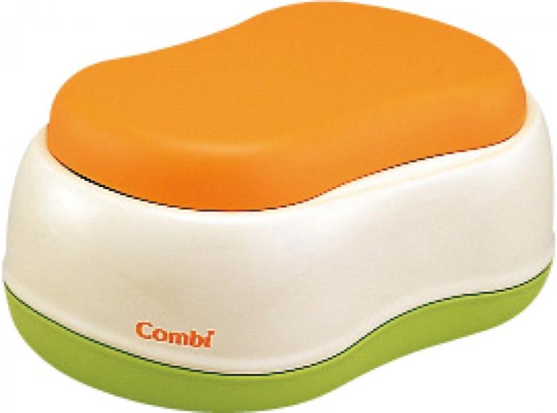 Combi コンビ トイレトレーニング ベビーレーベル おまるでステップ レーベルオレンジ