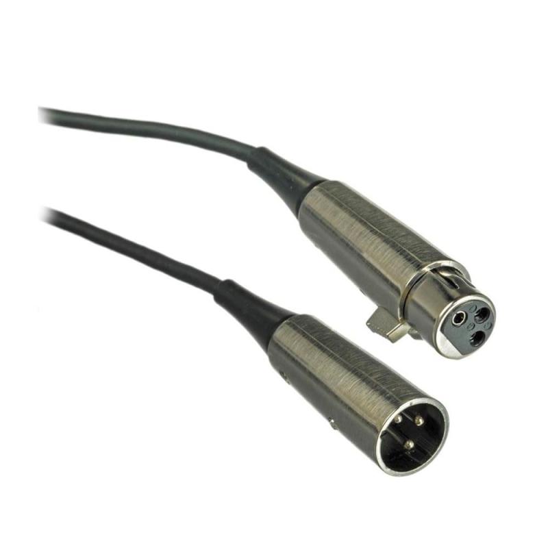 SHURE マイクケーブル XLR3ピン メス(ブラック)⇔XLR3ピン オス(クローム) 7.5m C25E