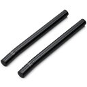 デイトナ(Daytona) 削り出し セパレートハンドル用 アングルバー2本セット ハンドル径 φ22.2mm ブラック 69466