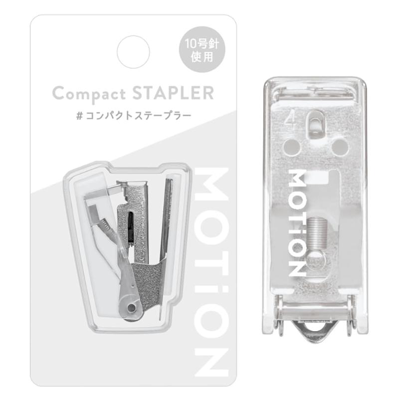 カミオジャパン ステープラー コンパクトステープラー MOTiON クリア 225608