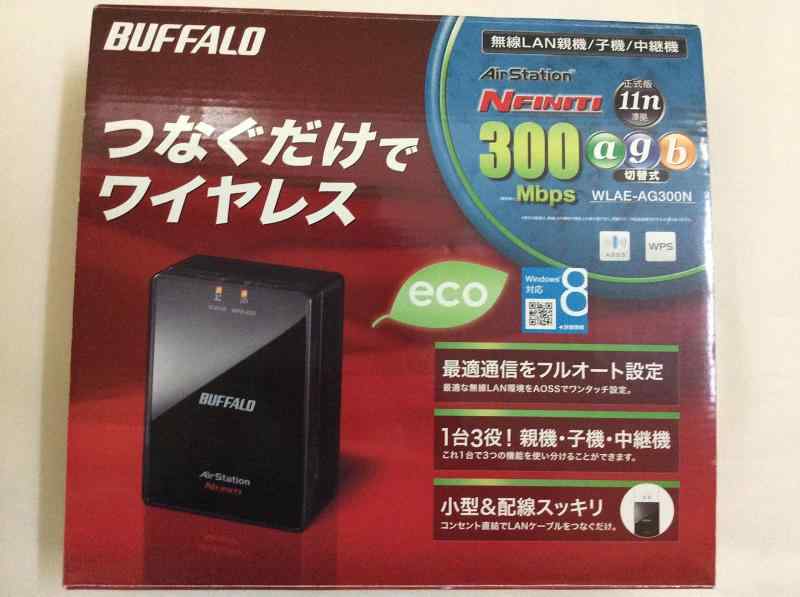 Rakuten - BUFFALO 有線LANポート搭載接続機器用 ワイヤレスユニット WLAE-AG300N