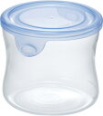 iwaki(イワキ) 耐熱ガラス 保存容器 アクアブルー 丸型 SS 240ml パック&レンジ KBT7400-BLN