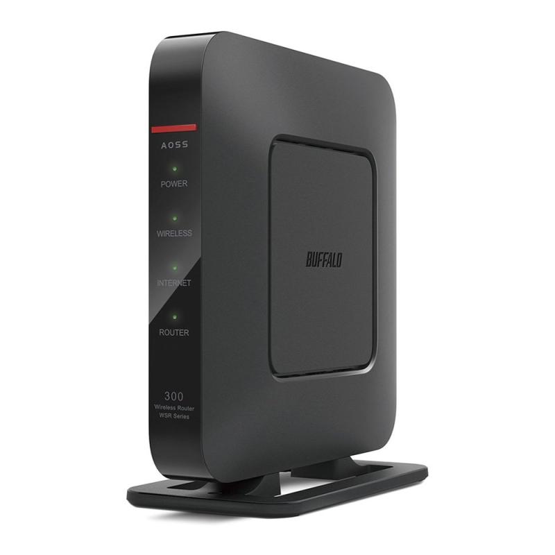 BUFFALO 11n/g/b 無線LAN親機(Wi-Fiルーター) dual_band エアステーション Qrsetup ハイパワー Giga Dr.Wi-Fi 300Mbps WSR-300HP (利用推奨環境1人・ワンルーム)