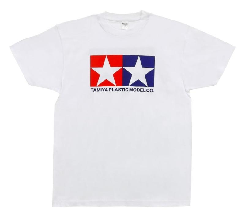 タミヤ オリジナルグッズ タミヤTシャツ (L) ホワイト コットン 66712