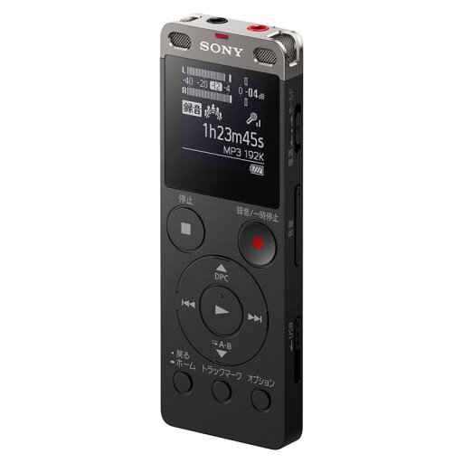 ソニー ステレオICレコーダー FMチューナー付 4GB ブラック ICD-UX560F/B ソニー ステレオICレコーダー FMチューナー付 4GB ブラック ICD-UX560F/B