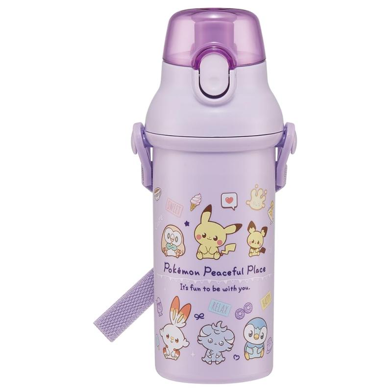 スケーター(Skater) 水筒 子供用 直飲み 480ml プラスチック ワンタッチ 食洗機対...