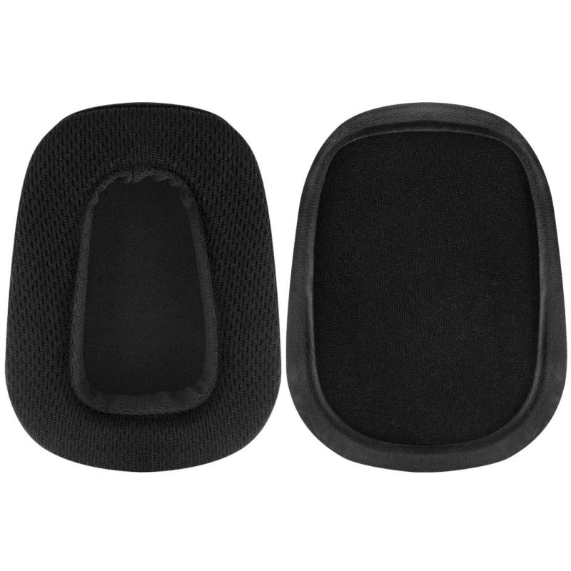 ぴっぴストア 楽天市場店のGeekria イヤーパッド Comfort 互換性 パッド ロジクール Logitech G533, G633, G635, G933, G935 ヘッドホンに対応 パッド イヤー/イヤーカップ (メッシュファブリック/ブラック)｜アングル3