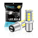 Alopee の非極性 ba15d は 12v 白い 6500K ba15d 1004 1076 1142 のための 24v DC/AC の取り替えを導きました RV の内部ライト キャンピングカーの電球 ボートのトレーラー ライト運行ライト 18SMD