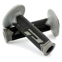 デイトナ(Daytona) PROGRIP(プログリップ) バイク用 グリップ ハンドル径φ22.2(オフロード)用 115mm 耐振ゲル エンド貫通 788タイプ グレー 98116