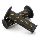 デイトナ(Daytona) PROGRIP(プログリップ) バイク用 グリップ ハンドル径φ22.2(原付)用 115mm 耐振ゲル エンド非貫通 724Miniタイプ イエロー 98072