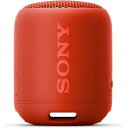 ソニー ワイヤレスポータブルスピーカー SRS-XB12 : 防水 / 防塵 / Bluetooth対応 / 重低音モデル / マイク付き/ 軽量 コンパクト 2019年モデル / マイク付き/ レッド SRS-XB12 RC