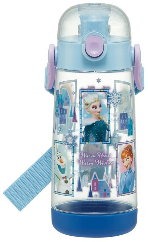 樂天商城 - スケーター (skater) 水筒 480ml ディズニー アナと雪の女王 23 ワンプッシュ プラスチック製 子供用 女の子 PDDR5