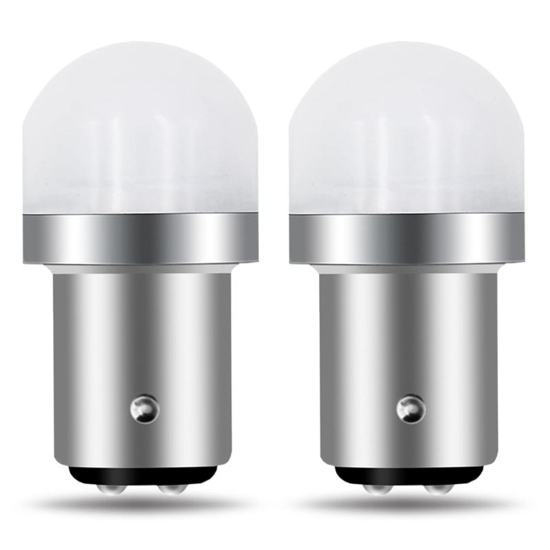 Rakuten - TORIBIO S25 P21/5W ダブル球 1157 BAY15D 高輝度 車用led 3030LED素子 10V-30V テールライト 汎用 ブレーキライト ホワイト 2個1セット