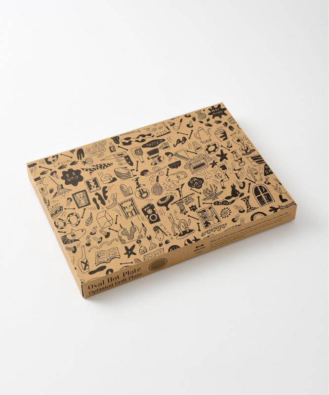 BRUNO ブルーノ オーバルホットプレート 用 グリル プレート 焼肉 BBQ 焼き魚 BOE053-GRILL