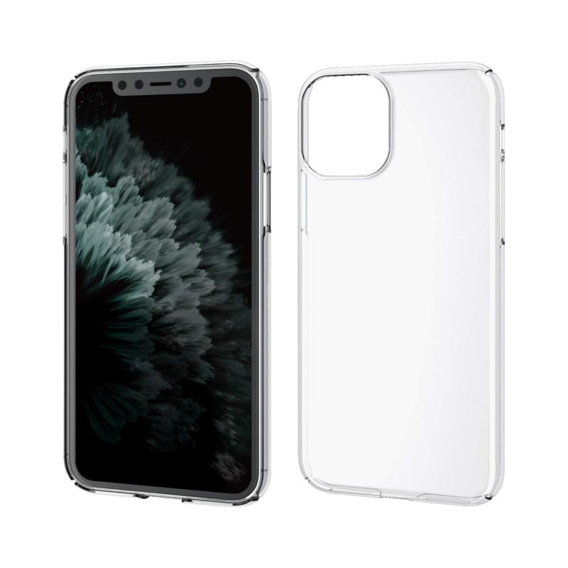 エレコム iPhone 11 Pro ケース ハードケース 極薄+頑丈  細部までフィットする極み設計 クリア PM-A19BPVKCR