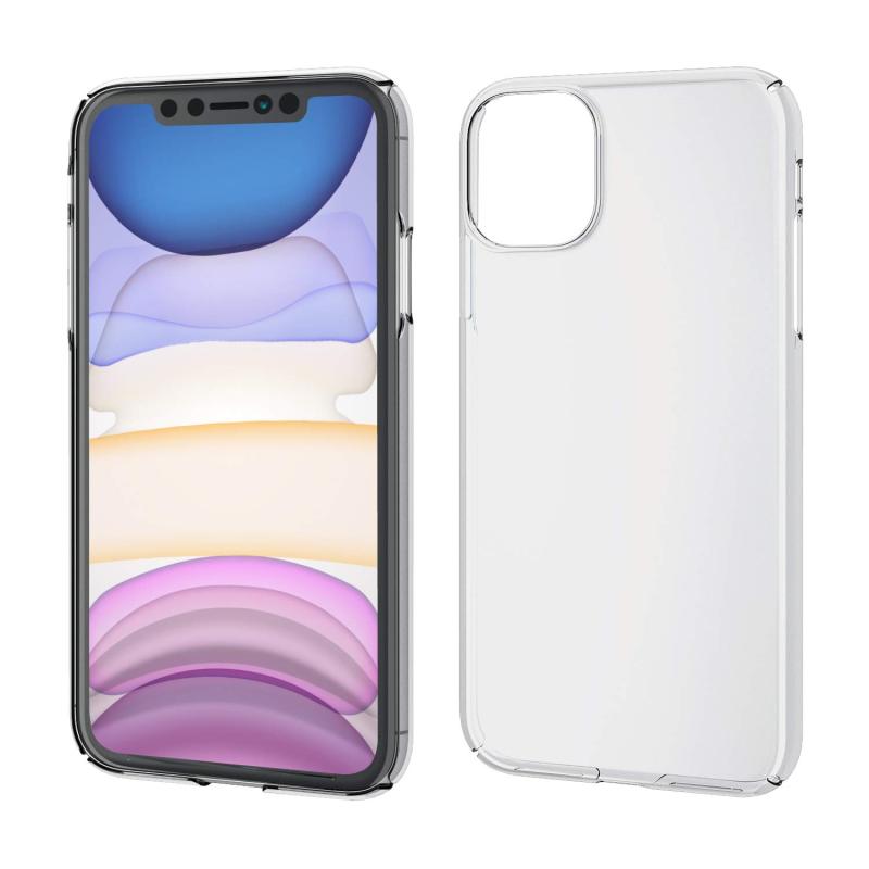エレコム iPhone 11 ケース ハードケース 極薄+頑丈  細部までフィットする極み設計 クリア PM-A19CPVKCR