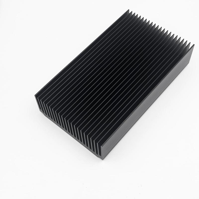 ヒートシンク 大型 冷却 フィンアルミ 120 x 69 x 27mm クーラー 27 フィン 冷却板 オーディオファン放熱板コンピュータ用LEDチップルーター電源充電器 黒色 3