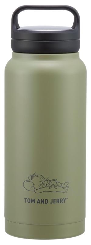 ジェリー マグボトル スケーター(Skater) 持ち手付き ステンレス マグボトル 800ml 保温 保冷 水筒 スクリューハンドル トムとジェリー おひるね STSC8-A