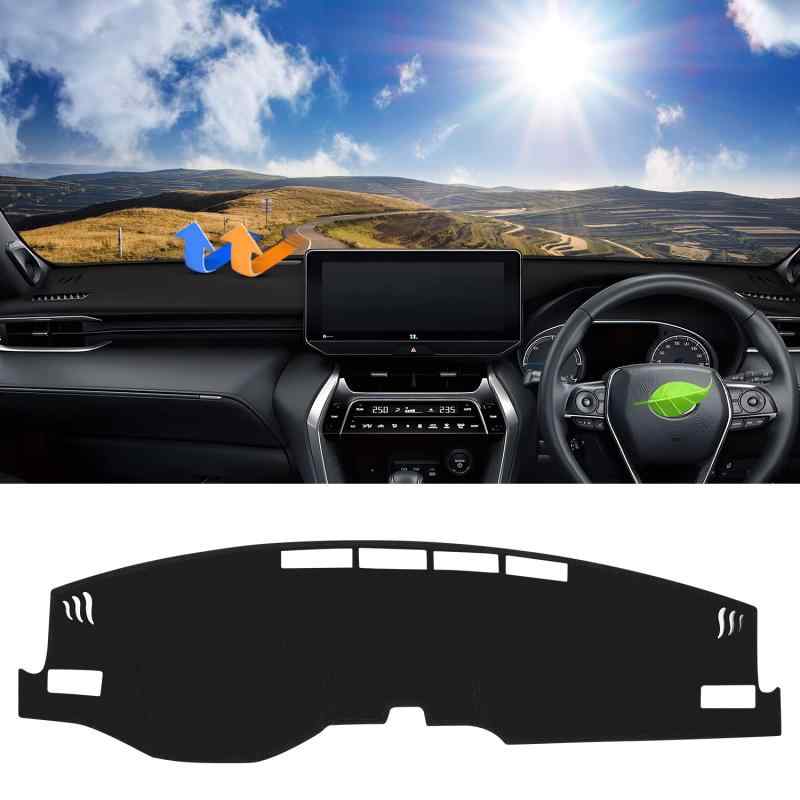Cartist ハリアー 80系 に適用 ダッシュボードマット 車内 ダッシュボードカバー HARRIER 80 2020年6月-現行 車種専用設計 日焼け防止 ダッシュボードライト 保護マット 内装パーツ インテリア ア(2)