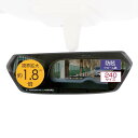 カーメイト(CARMATE) 車用 ルームミラー 視界面積 1.8倍 CFー8 カーボンファイバー 3000SR 緩曲面鏡 240mm クローム鏡 DZ561