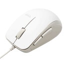 エレコム マウス 有線 M-BL28UBKWH 5ボタン ラバーグリップ 抗菌 ホワイト(2)