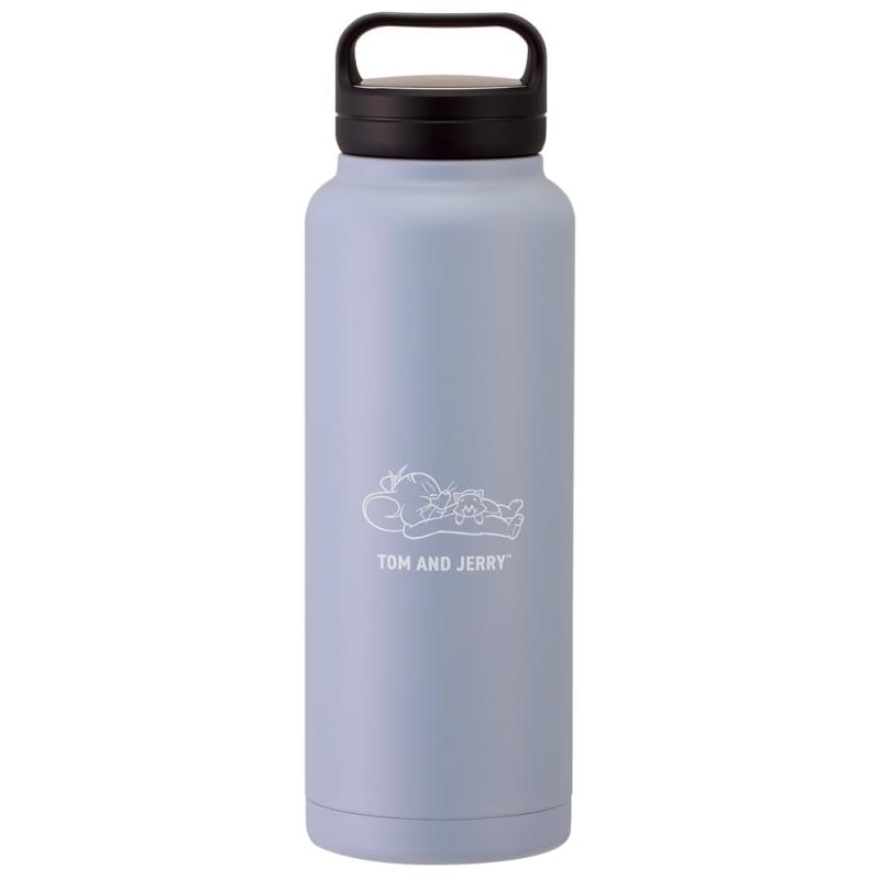 ジェリー マグボトル スケーター(Skater) 水筒 1200ml 1.2リットル ハンドル付き 大容量 保温保冷 ステンレス マグボトル スポーツボトル 洗いやすい 広口 トムとジェリー おひるね STSC12-A