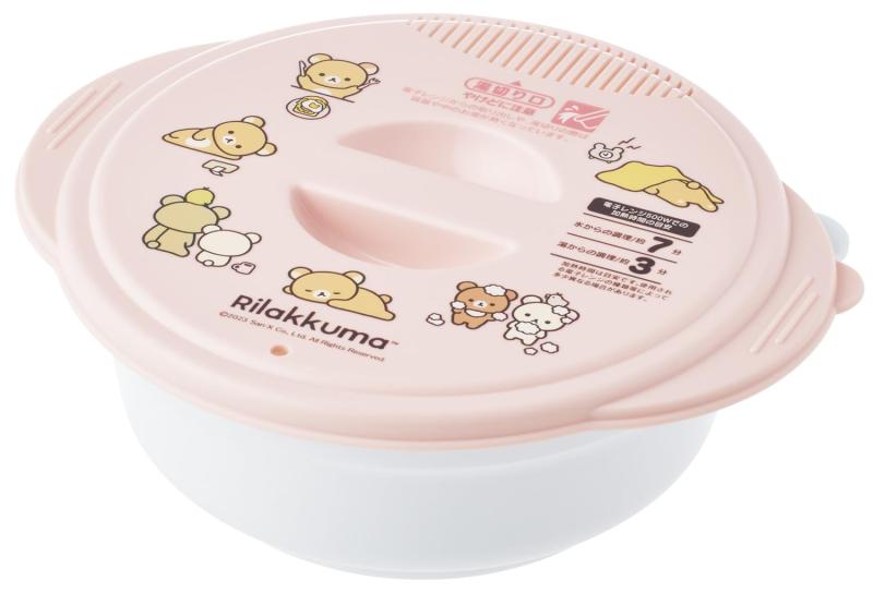 Skater Instant Ramen Maker with Drain Spout, 1.2L, Made in Japan, Rilakkuma Design, UDR1N