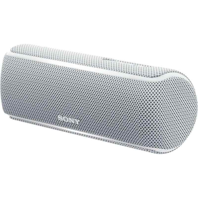 ソニー ワイヤレスポータブルスピーカー SRS-XB21 W : 防水/防塵/防錆/Bluetooth/専用スマホアプリ対応 ライティング機能 2018年 ホワイト