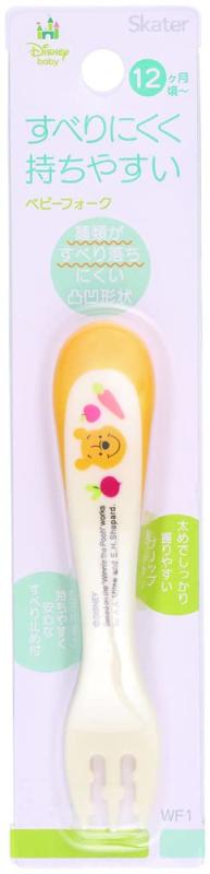 スケーター (skater) フォーク 12cm ベビー 子供用 ディズニー くまのプーさん LOVEGROW WF1